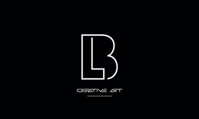 BL, LB, B, L abstract letters logo monogram © Nadia