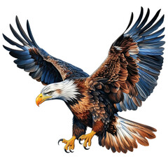 Obraz premium american eagle flying cilp-art