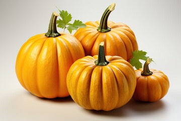Obraz premium pumpkins on the ground