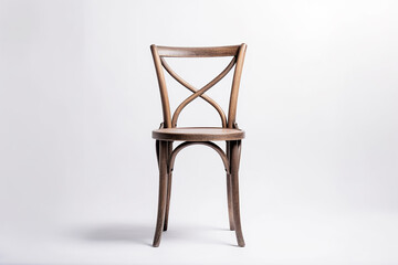 A chair from the 1920s on a white background
