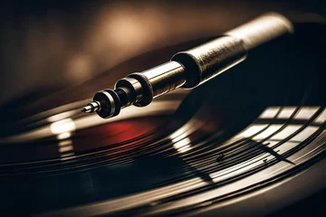 Cercles muraux Magasin de musique vinyl player