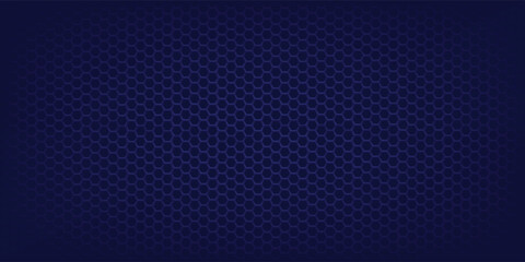 hexagon pattern gradient. Seamless background. Abstract honeycomb background in gray color. Vector eps 10 - obrazy, fototapety, plakaty