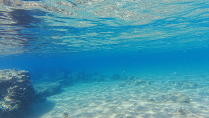 Underwater world on Crete in October 2023