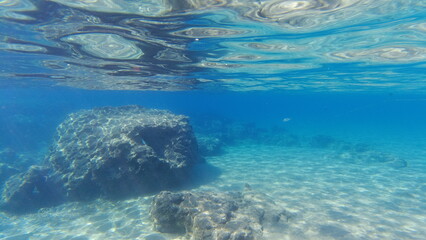 Underwater world on Crete in October 2023