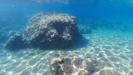 Underwater world on Crete in October 2023