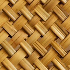 woven bamboo close up photograph. seamless picture