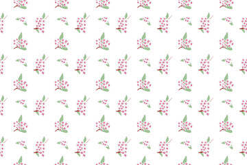 tiny hoya flower as seamless pattern background