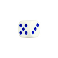 dice isolated from background, number 5 and 3