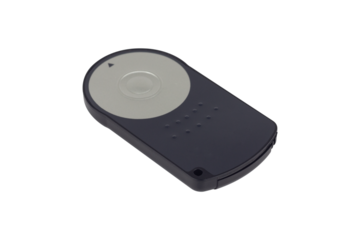 camera remote control isolated from background, camera shutter remote control