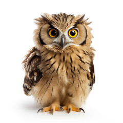 Fototapeta premium owl isolated on white background