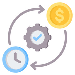 Efficiency Flat Icon