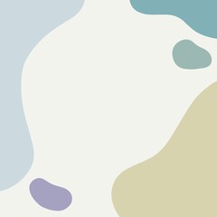 footprint on a blue and green pastel background