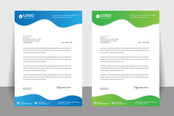 Simple Letter Head Template Design