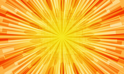 Abstract Vector Background With Rays for Comic or Other 6