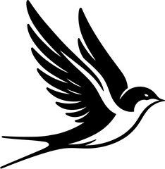 Swallow Icon Illustration