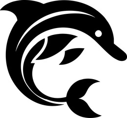 Dolphin Icon Illustration
