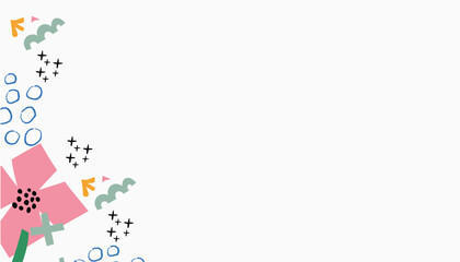 Abstract creative universal artistic templates. Suitable for poster, business card, invitation, flyer, banner, brochure, email header, post in social networks, advertising, events and page cover.