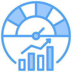 Kpi Blue Icon