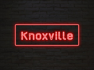 Knoxville のネオン文字 - obrazy, fototapety, plakaty