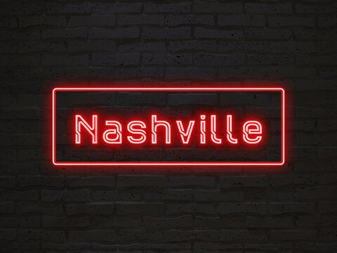 Nashville のネオン文字