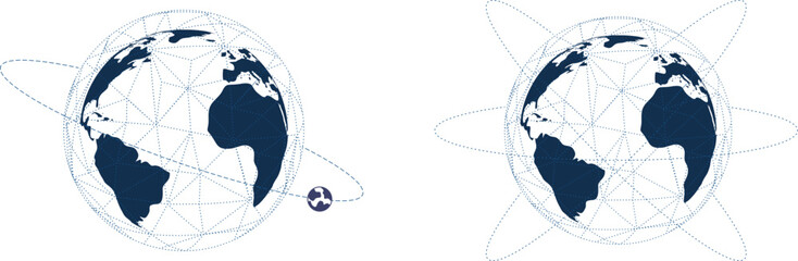 earth network illustration