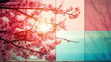 beautiful japanese cherry blossom wallpaper for natural decor