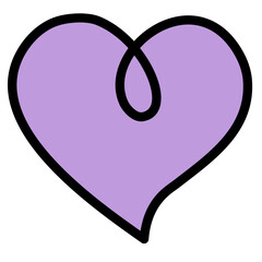 Cartoon Heart Doodle