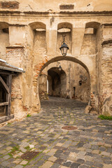 Fototapeta premium street in Sighisoara medieval town