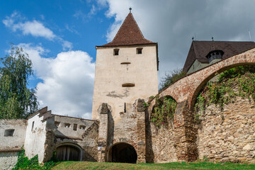 old castle in the village of Biertan
