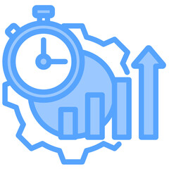 Productivity Blue Icon