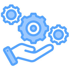 Services Blue Icon
