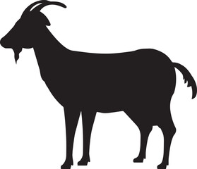 goat animal farm icon vector art