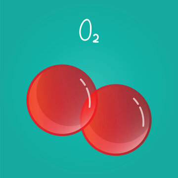 Oxygen O2 Molecule