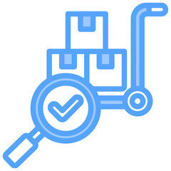 Product Testing Blue Icon