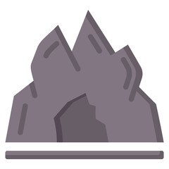 Cave Survey Flat Icon