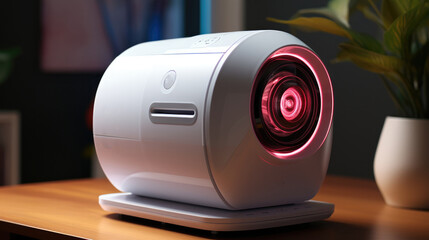Adorable infrared projector that is rotatable. - obrazy, fototapety, plakaty