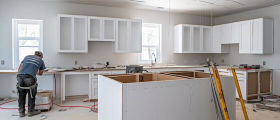Preparing kitchen custom new