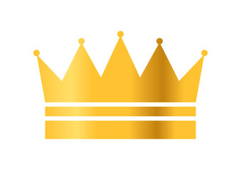 ランキングをイメージしたシンプルな王冠のイラスト