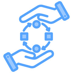 Associated Technicques Blue Icon