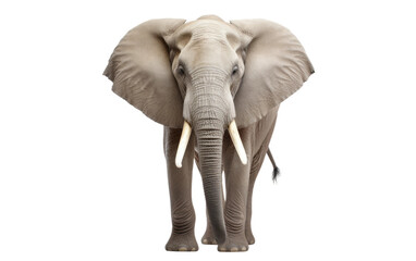 Elephant On Transparent Background.