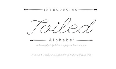 Tailed Abstract modern urban alphabet fonts. Typography sport, technology, fashion, digital, future creative logo font. vector illustration