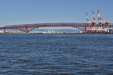 大阪港の港大橋
