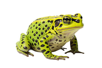 European Green Toad Isolated on transparent background