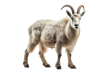 Mountain Goat Isolated on transparent background, PNG