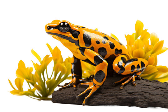 Mantella Frog Isolated on transparent background, PNG