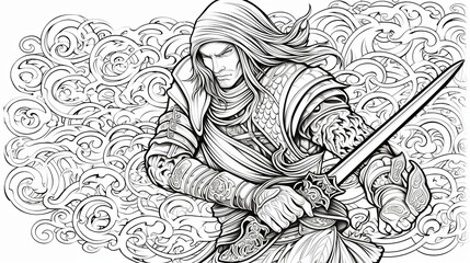 coloring books for adults, children, black and white, Good for children and adults coloring book pages.

