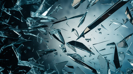 broken glass background