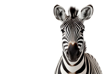 Fototapeta na wymiar Zebra Isolated on transparent background, PNG