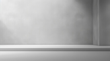 Minimal abstract gray background for product presentation.