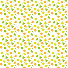 Cute retro stars seamless  pattern. design. Vintage hand drawn background for kids room decor, nursery art, card, gift, fabric, textile, wrapping paper, wallpaper, packaging, apparel. - 667620160